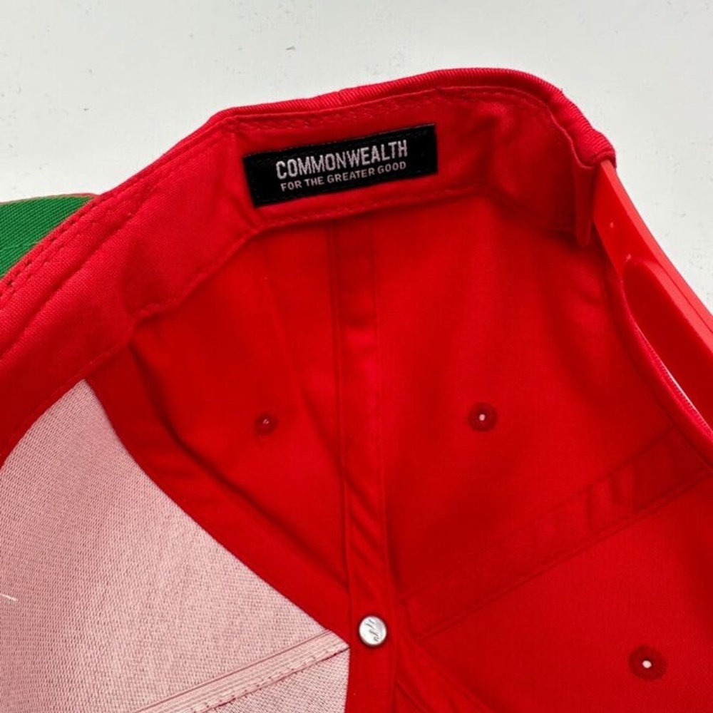 New Commonwealth For the Greater Good Red Adjustable Snapback Hat One Size - Picture 10 of 10